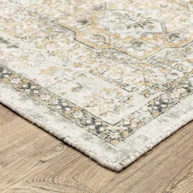 Oriental Weavers Sphinx Windham WIN05 Gold Rugs - corner detail