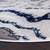 Safavieh Craft 6'-7" x 6'-7" Rug in Grey / Blue