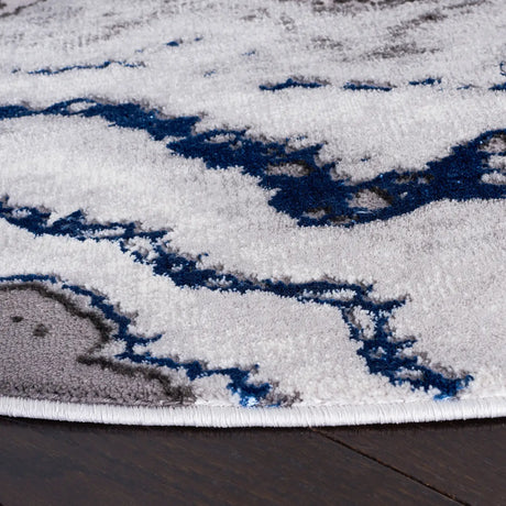 Safavieh Craft 6'-7" x 6'-7" Rug in Grey / Blue
