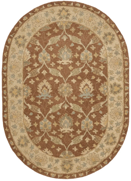 Safavieh Antiquity 4'-6" x 6'-6" Rug in Brown / Taupe