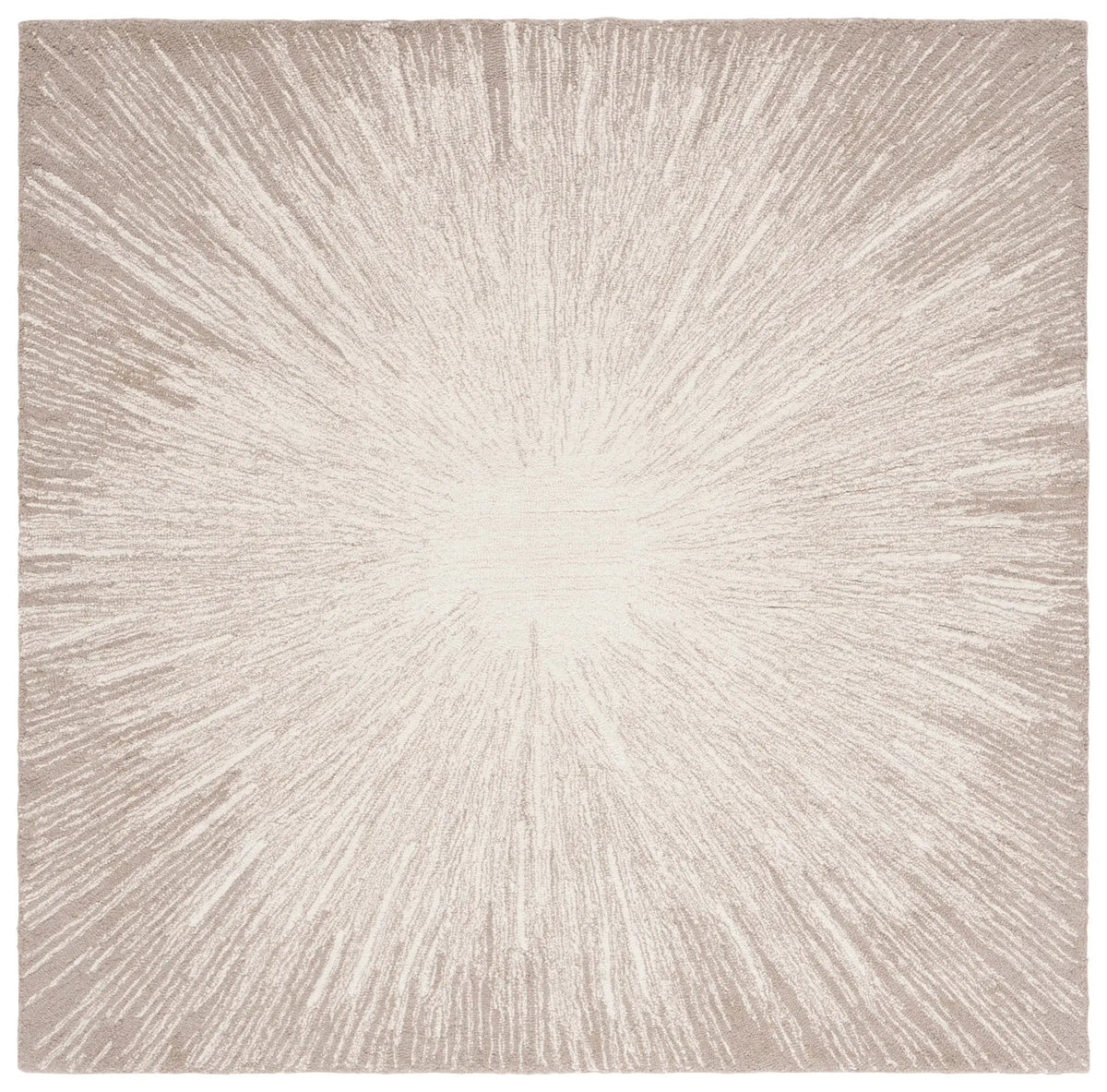 Safavieh Abstract 6'-0" x 6'-0" Rug in Ivory / Dark Beig