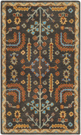 Safavieh Heritage 3'-0" x 5'-0" Rug in Charcoal / Multi