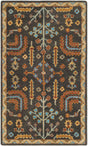 Safavieh Heritage 3'-0" x 5'-0" Rug in Charcoal / Multi