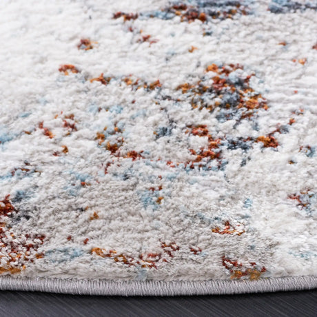 Safavieh Meadow 500 6'-7" x 6'-7" Rug in Grey / Blue