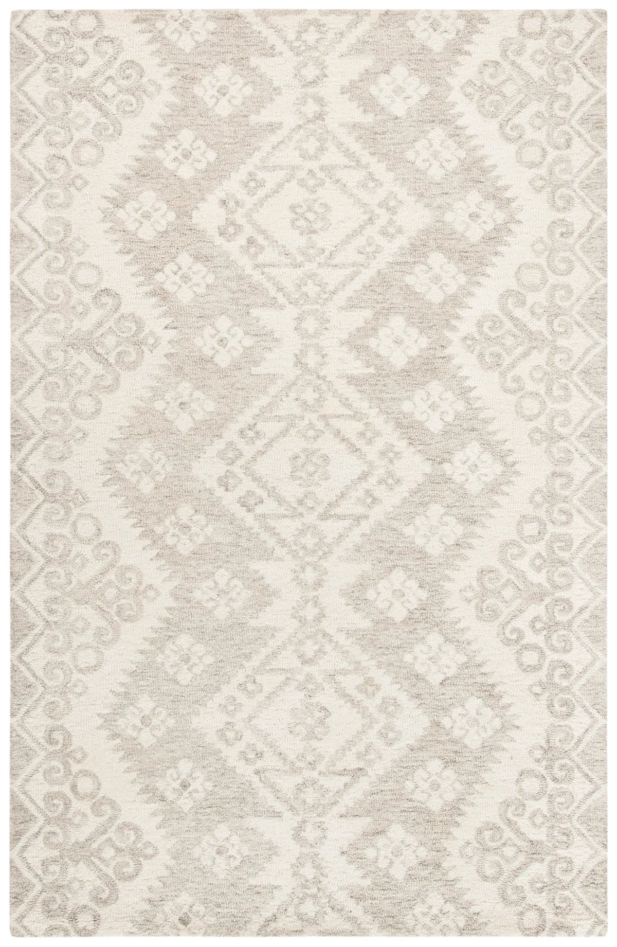 Safavieh Micro-Loop 4'-0" x 6'-0" Rug in Ivory / Beige