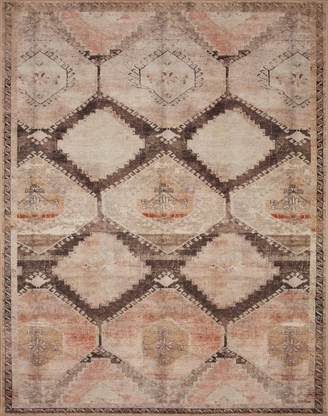 Loloi Wynter Wyn-08 Graphite/Blush Rugs - main flat