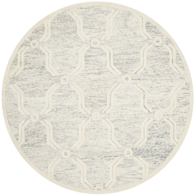 Safavieh Cambridge 6'-0" x 6'-0" Rug in Light Grey / Ivory