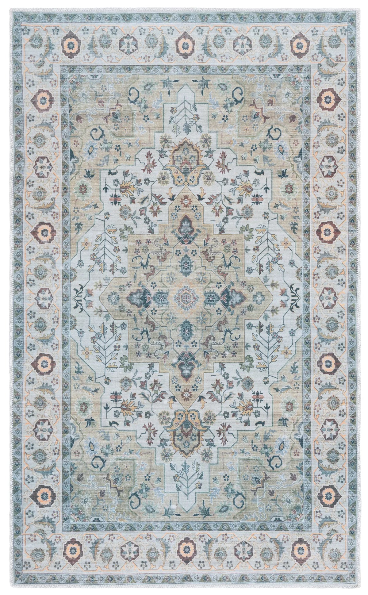 Safavieh Arizona 3'-0" x 5'-0" Rug in Light Green / Beige