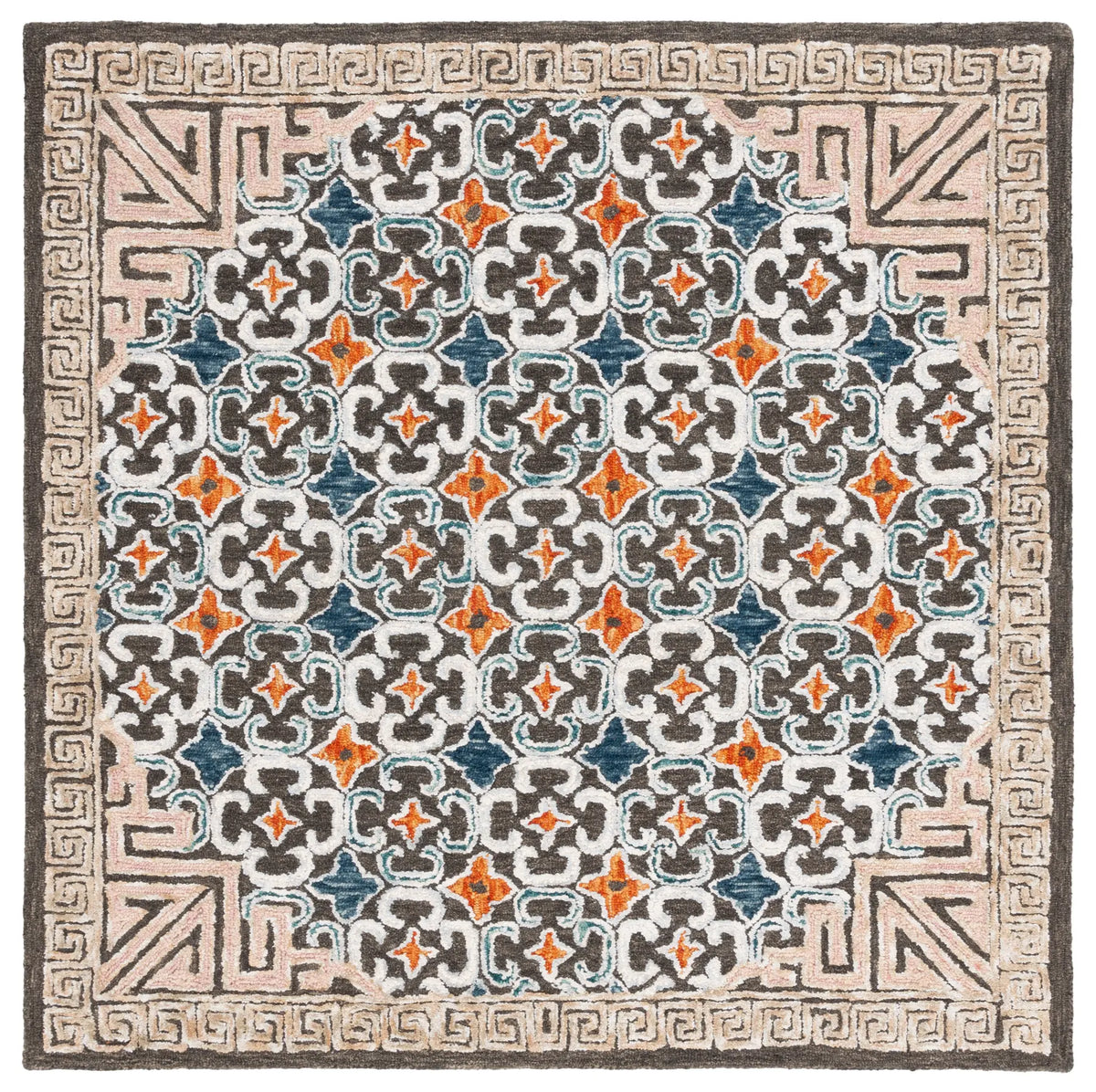 Safavieh Aspen 6'-0" x 6'-0" Rug in Blue / Taupe