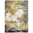 Oriental Weavers Sphinx Caravan 530V8 Yellow/ Blue Rugs - main flat