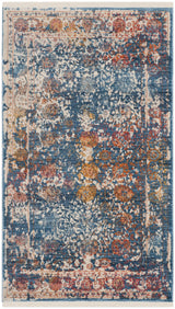 Safavieh Vintage Persian 3'-0" x 5'-0" Rug in Turquoise / Multi