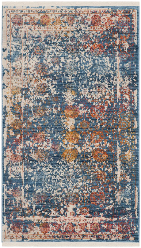 Safavieh Vintage Persian 3'-0" x 5'-0" Rug in Turquoise / Multi
