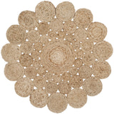 Safavieh Natural Fiber 3'-0" x 3'-0" Rug in Natural