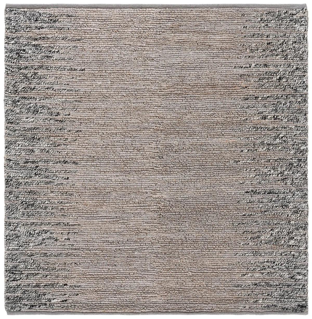 Safavieh Natural Fiber 6'-0" x 6'-0" Rug in Grey / Black
