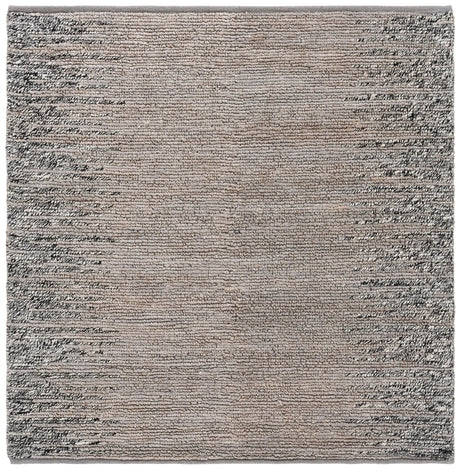 Safavieh Natural Fiber 6'-0" x 6'-0" Rug in Grey / Black