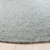 Safavieh Braided 3'-0" x 3'-0" Rug in Turquoise