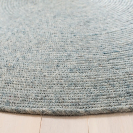 Safavieh Braided 3'-0" x 3'-0" Rug in Turquoise