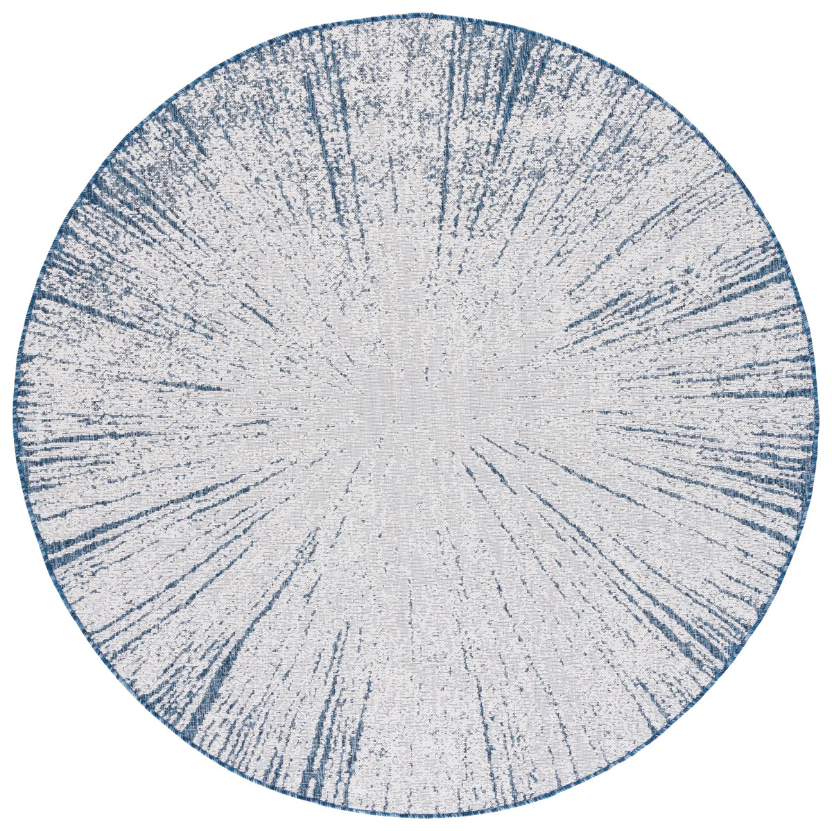 Safavieh Courtyard 6'-7" x 6'-7" Rug in Beige / Navy