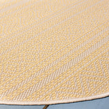 Safavieh Courtyard 6'-7" x 6'-7" Rug in Beige / Gold
