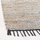 Safavieh Vintage Leather 4'-0" x 6'-0" Rug in Silver