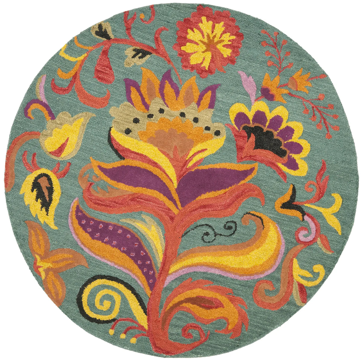 Safavieh Blossom 6'-0" x 6'-0" Rug in Blue / Multi