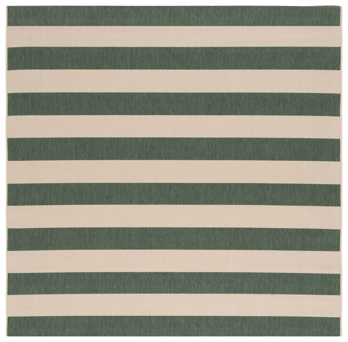 Safavieh Courtyard 6'-7" x 6'-7" Rug in Beige / Dark Green
