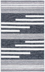 Safavieh Striped Kilim 4'-0" x 6'-0" Rug in Ivory / Black
