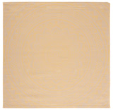Safavieh Courtyard 6'-7" x 6'-7" Rug in Beige / Gold