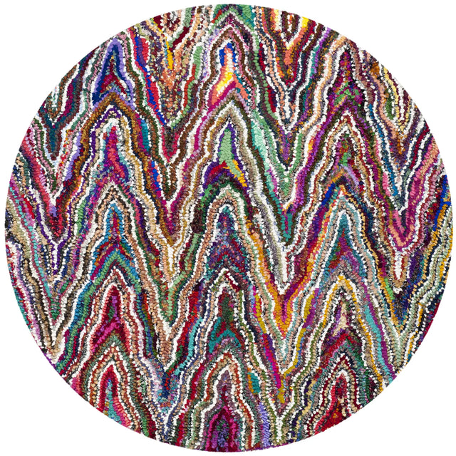 Safavieh Nantucket 4'-0" x 4'-0" Rug in Multi