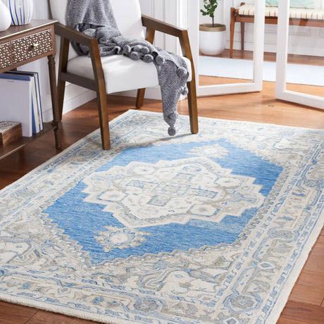 Safavieh Metro 4'-0" x 6'-0" Rug in Navy / Ivory