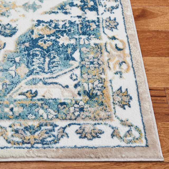 Safavieh Skyler 4'-5" x 6'-5" Rug in Ivory / Navy