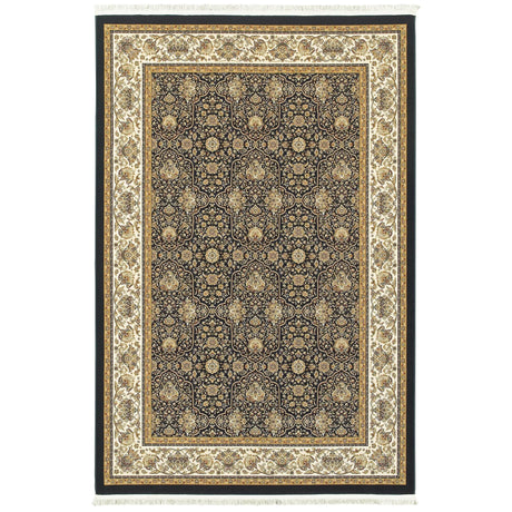 Oriental Weavers Sphinx Masterpiece 1331B Navy / Ivory Rugs - main flat