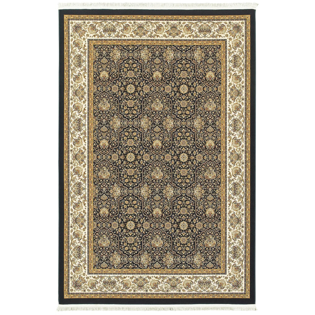 Oriental Weavers Sphinx Masterpiece 1331B Navy / Ivory Rugs - main flat