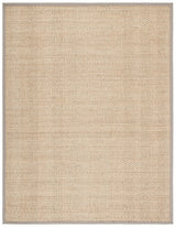 Safavieh Natural Fiber 10'-0" x 14'-0" Rug in Natural / Grey