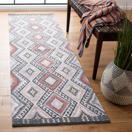 Safavieh Marbella 2'-3" x 8'-0" Rug in Grey / Chocolate