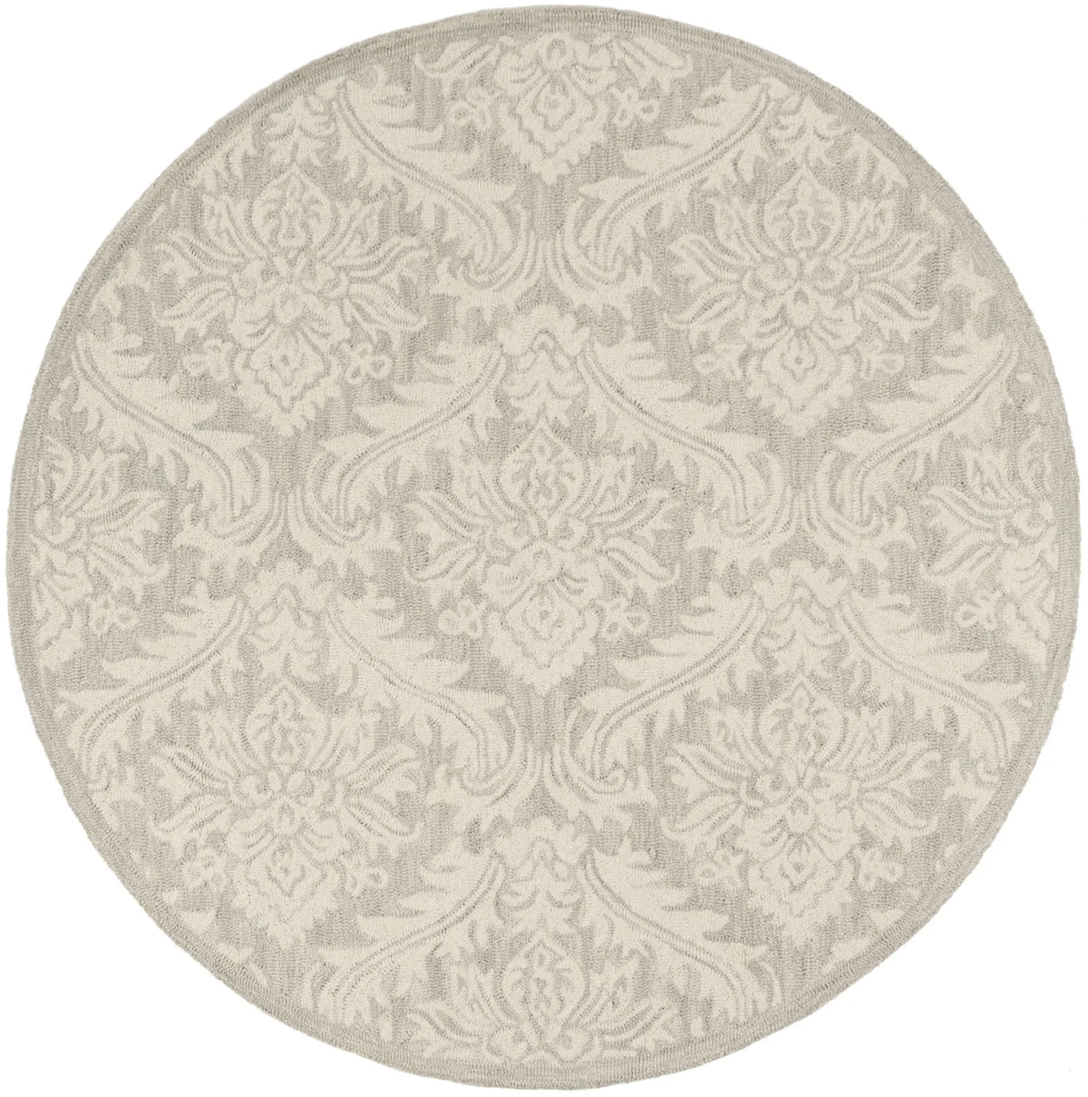 Safavieh Micro-Loop 5'-0" x 5'-0" Rug in Silver
