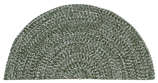 Safavieh Braided 2'-0" x 4'-0" Rug in Dark Green