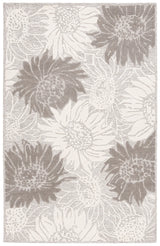 Safavieh Jardin 4'-0" x 6'-0" Rug in Grey / Ivory