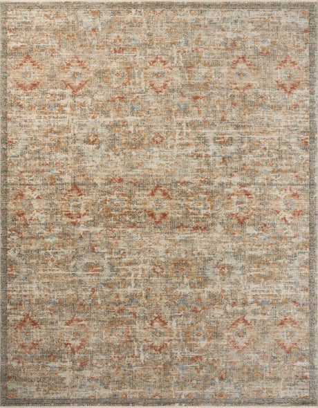 Loloi Heritage Her-10 Grey/Sunset Rug - main flat