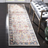 Safavieh Madison 2'-3" x 10'-0" Rug in Cream / Navy
