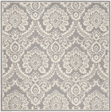 Safavieh Blossom 6'-0" x 6'-0" Rug in Dark Grey / Ivory