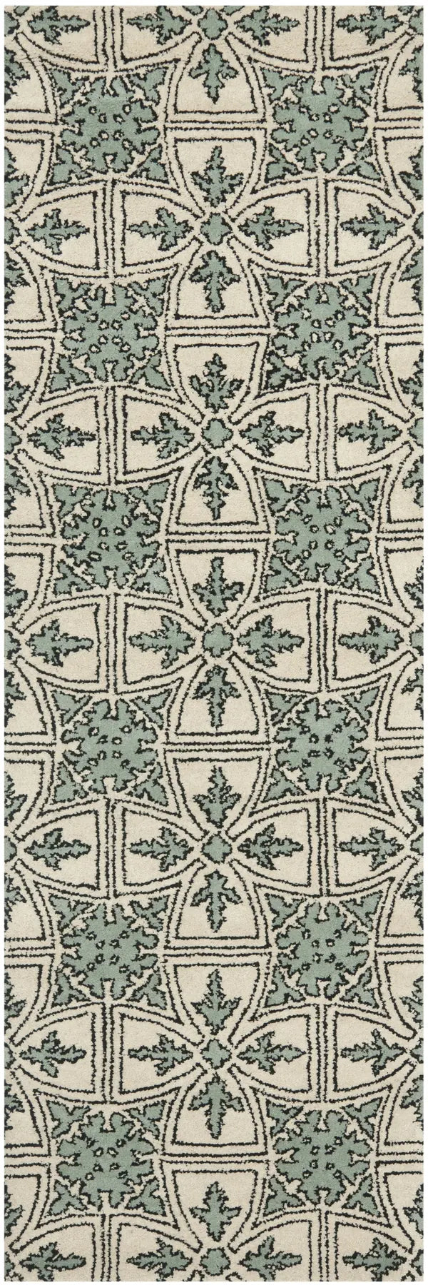 Safavieh Chatham 2'-3" x 7'-0" Rug in Light Blue / Ivory