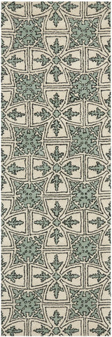 Safavieh Chatham 2'-3" x 7'-0" Rug in Light Blue / Ivory