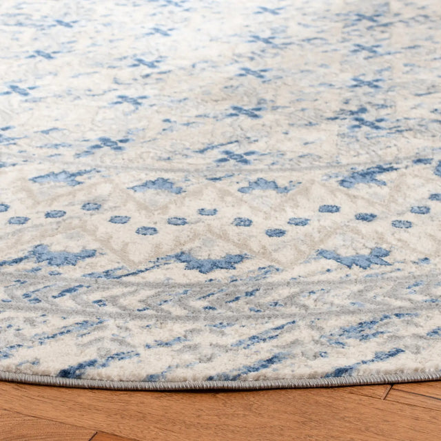 Safavieh Brentwood 10'-0" x 10'-0" Rug in Light Grey / Blue