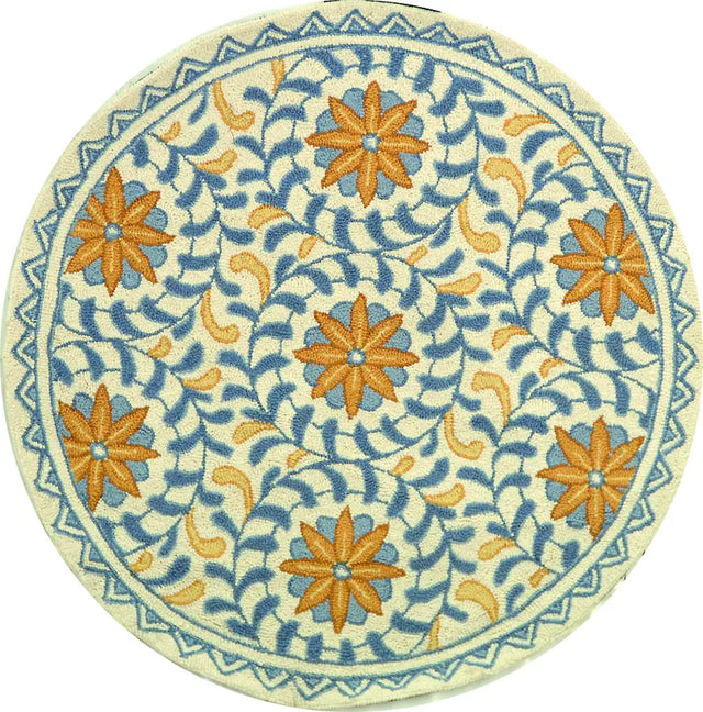 Safavieh Chelsea 3'-0" x 3'-0" Rug in Ivory / Blue