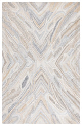 Safavieh Abstract 4'-0" x 6'-0" Rug in Grey / Rust