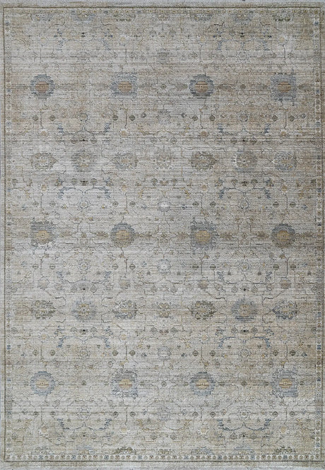 Dynamic Rugs Trevi 13251 Power Loomed Transitional Cream/Beige Rug - Rectangular