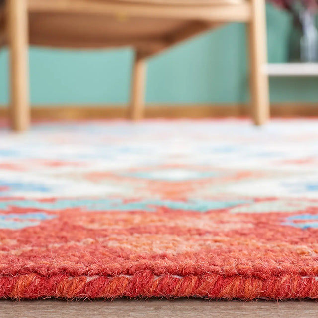Safavieh Aspen 4'-0" x 6'-0" Rug in Red / Blue