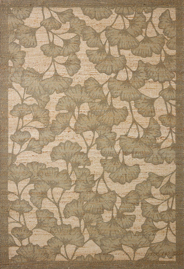 Chris Loves Julia x Loloi Rue RUE-02 Olive / Sage Rug - main flat