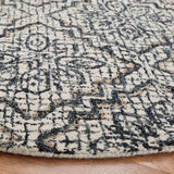 Safavieh Abstract 6'-0" x 6'-0" Rug in Ivory / Navy